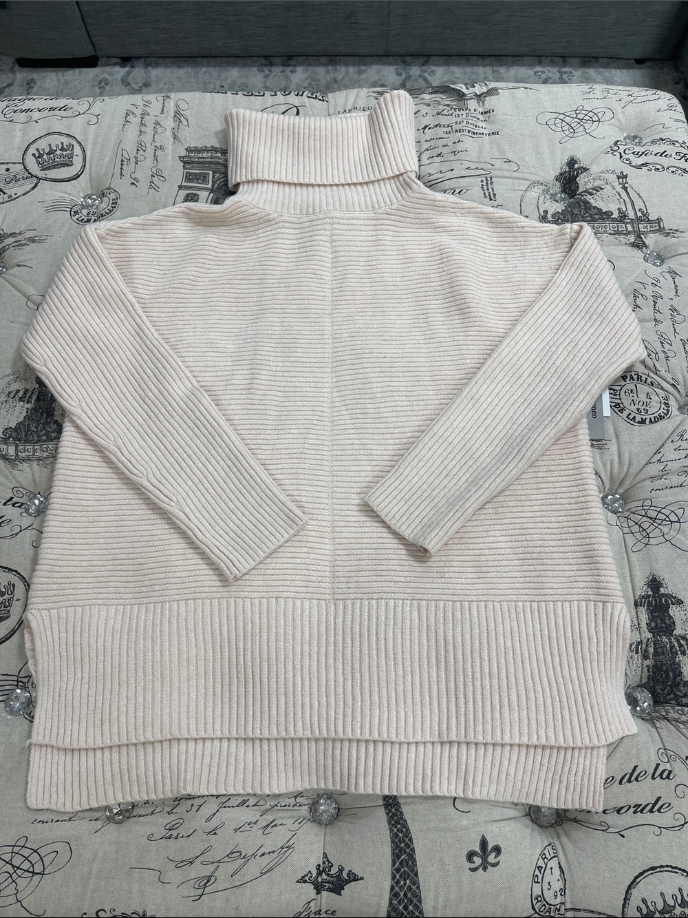 🇨🇦 Sweet Romeo Rib Knit Sweater Turtleneck Sweater - Picture 2 of 12